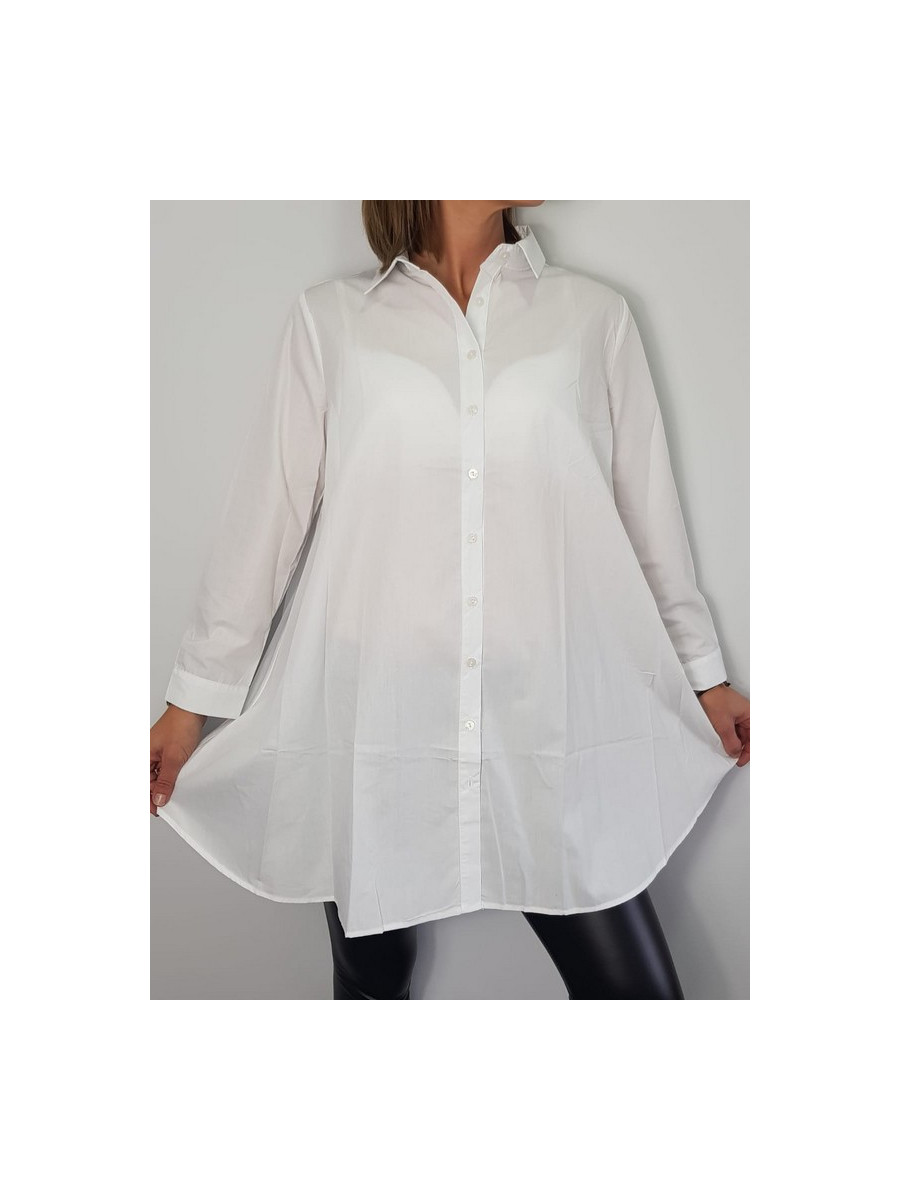 camisa blanca oversize